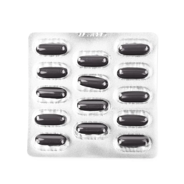Блістерна упаковка ліків ізольована — стокове фото