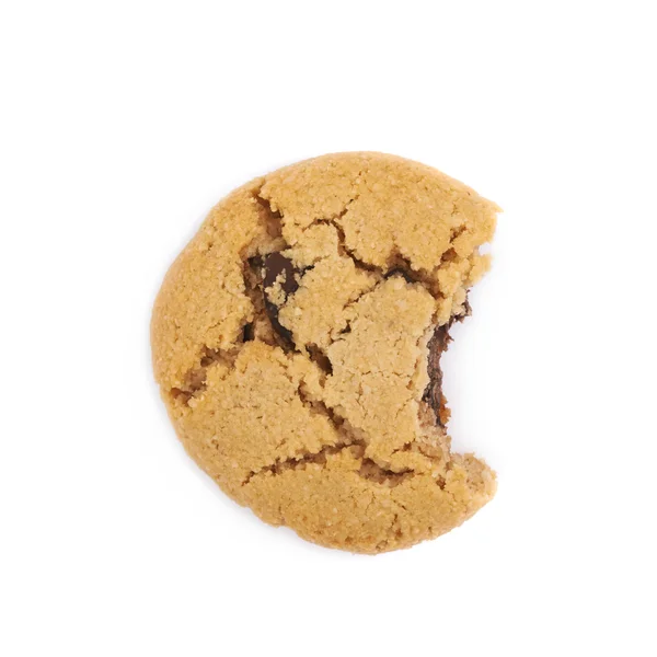 Chocolate chip cookie isolated — Stock Photo, Image