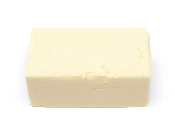 Morceau de beurre de cuisson isolé — Photo