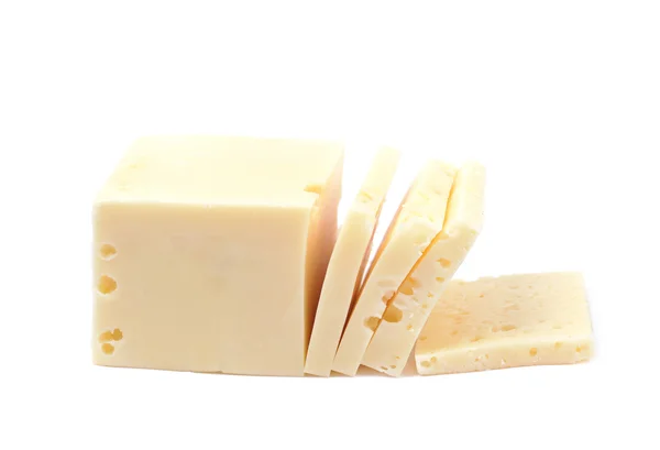 Pedazo de queso aislado —  Fotos de Stock