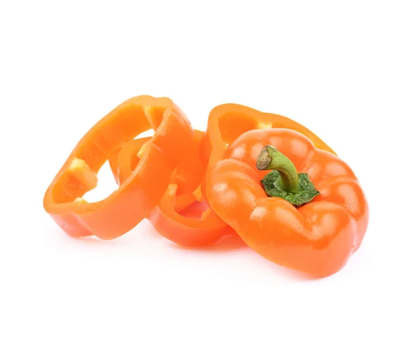 Slice of a bell pepper isolated — Stock Photo, Image