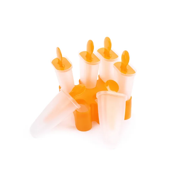 Popsicle ledu lízátko forma forem izolované — Stock fotografie