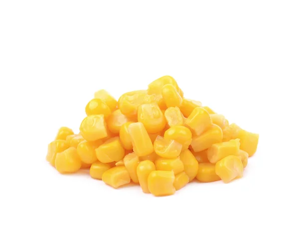 Pile of a canned corn isolated — Stock Photo, Image