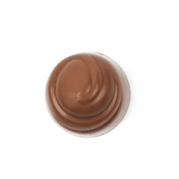 Dulces de confección de chocolate aislados — Foto de Stock