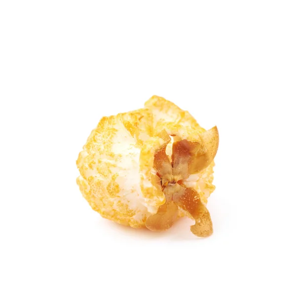 Single popcorn flake isolated — Stock Photo, Image