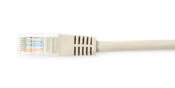 Close-up ethernet cable fragment — Stock Photo, Image