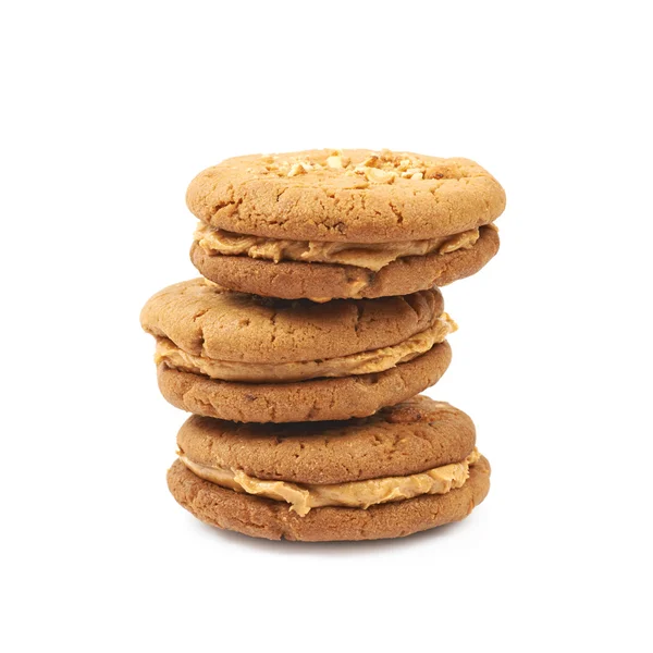 Арахісове масло домашнє печиво ізольоване — стокове фото