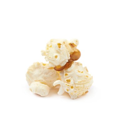 Patlamış mısır gevreği izole yığını