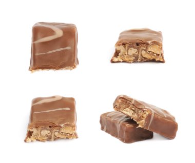 İzole bar çikolata şeker