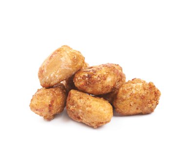 Baharat ve şeker kaplamalı fıstık izole