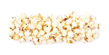 Patlamış mısır gevreği izole yığını