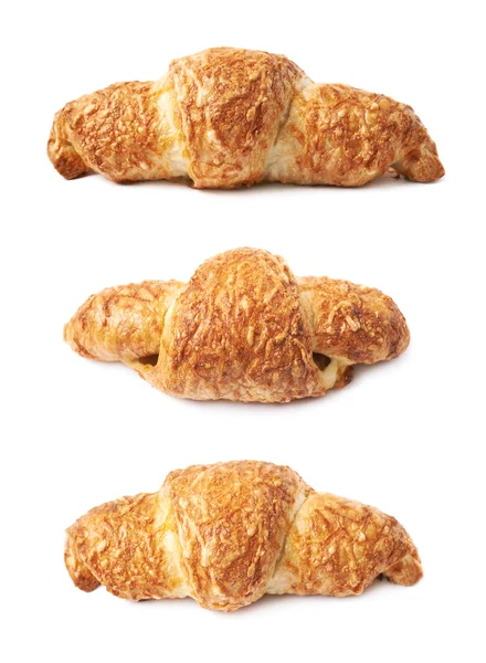 Käsecroissant isoliert — Stockfoto