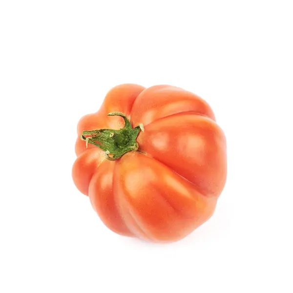 Ripe red beef tomato isolated — Stock Photo, Image