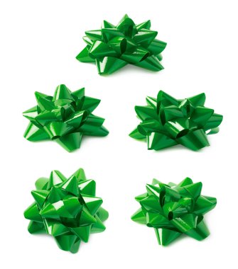 İzole decorational şerit hediye yay