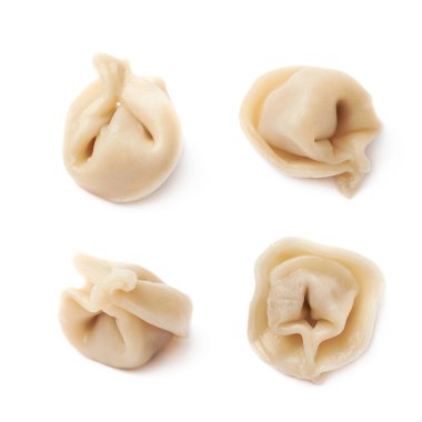 İzole tek pişmiş hamur tatlısı