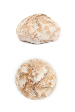 İzole Rus zencefilli kurabiye