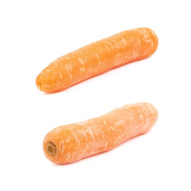 İzole tek bebek havuç