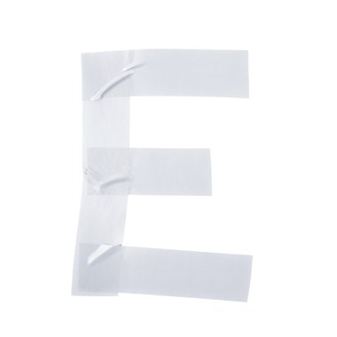 Teyp yalıtım E harfi sembolü yaptı