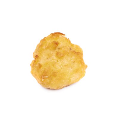 Ekmekli Tavuk nugget kompozisyon izole