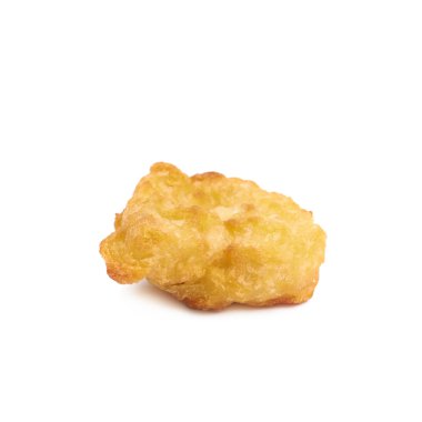 Ekmekli Tavuk nugget kompozisyon izole