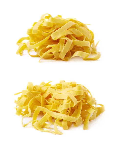 Stak af fettuccin bånd pasta - Stock-foto