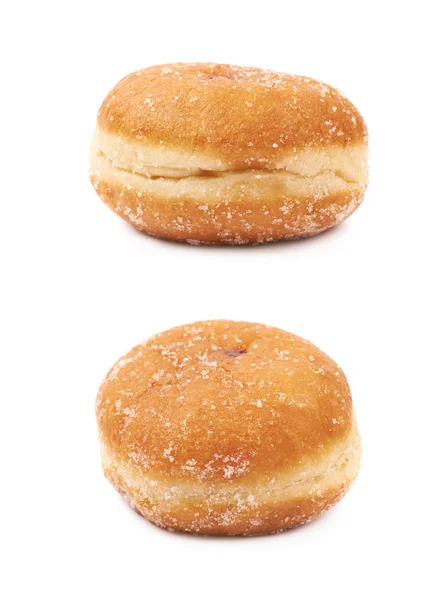 Marmelade gefüllte Donut isoliert — Stockfoto