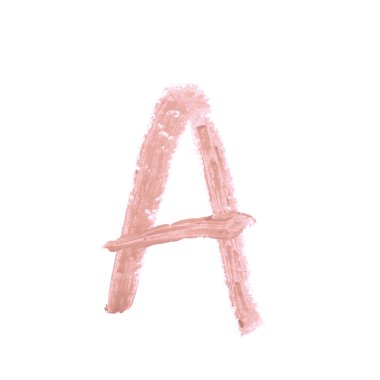 İzole tek abc harf sembol