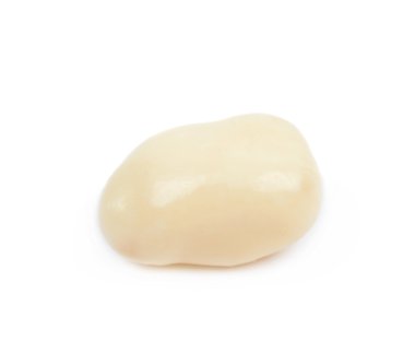 Beyaz çikolata şeker topu izole