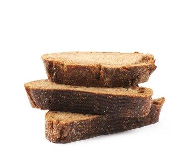 Dilimlenmiş ekmek parçaları kompozisyon