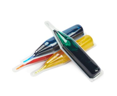 Gıda boyası kapsülündeymiş boyama