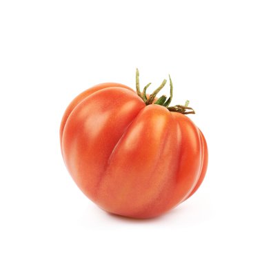 Olgun kırmızı sığır domates izole