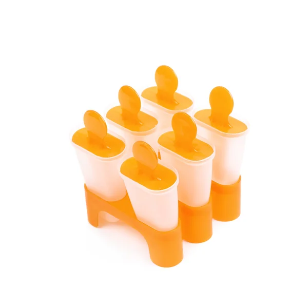 Popsicle forma lolly moldes aislados —  Fotos de Stock