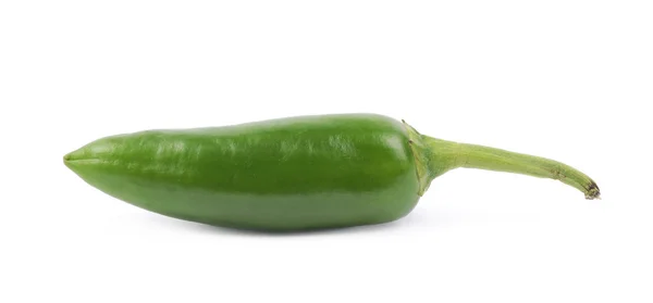 Zöld jalapeno paprika elszigetelt — Stock Fotó