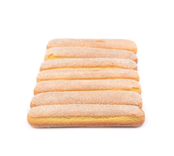 Composição do biscoito Ladyfinger savoiardi — Fotografia de Stock