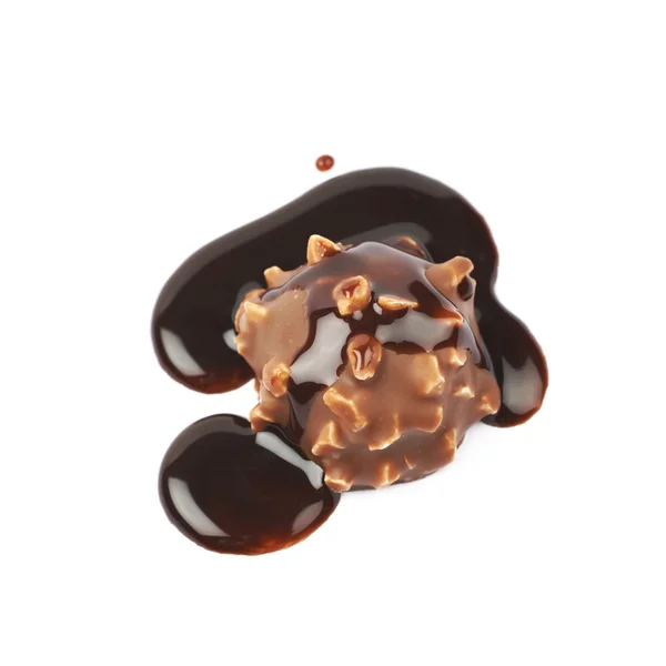 分離されたチョコレート菓子キャンディ — ストック写真