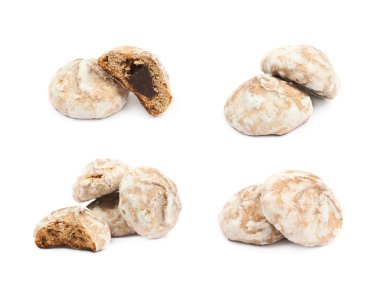 İzole Rus zencefilli kurabiye