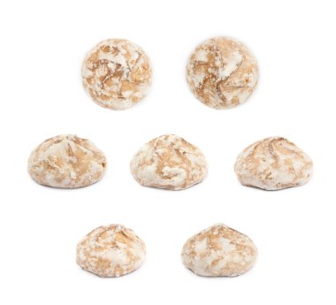 İzole Rus zencefilli kurabiye