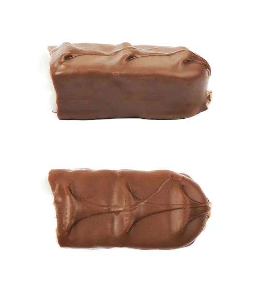 Coco lleno barra de chocolate aislado — Foto de Stock