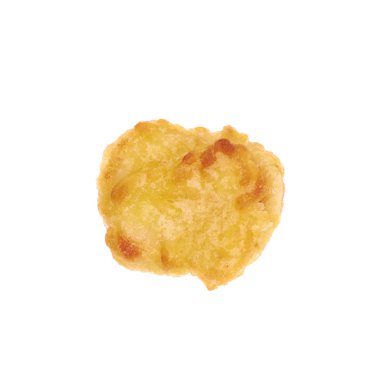 Ekmekli Tavuk nugget kompozisyon izole