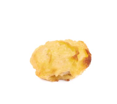 Ekmekli Tavuk nugget kompozisyon izole