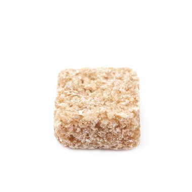 Tek şeker küpü izole