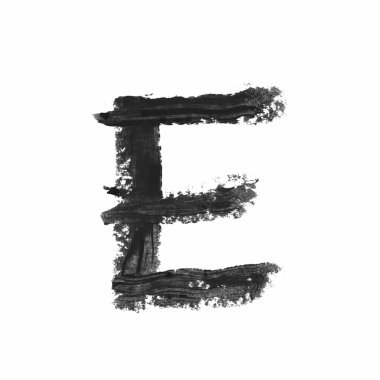 İzole tek abc harf sembol