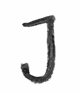 İzole tek abc harf sembol