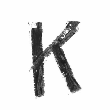 İzole tek abc harf sembol