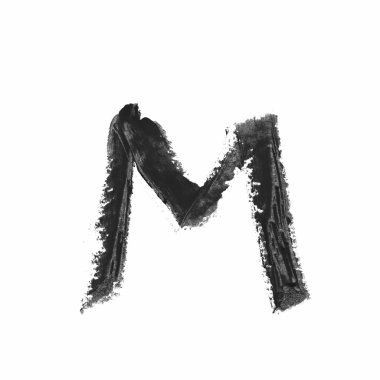 İzole tek abc harf sembol