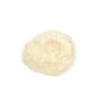 İzole beyaz çikolata şeker