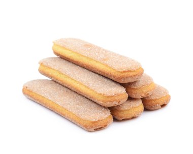 Ladyfinger savoiardi bisküvi kompozisyon