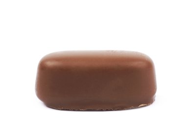 İzole Çikolata kaplamalı toffee şeker