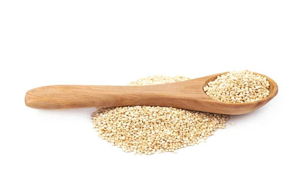 Högen av korn quinoa frön isolerade — Stockfoto