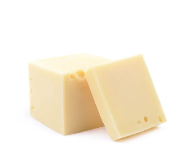 Pedazo de queso aislado — Foto de Stock